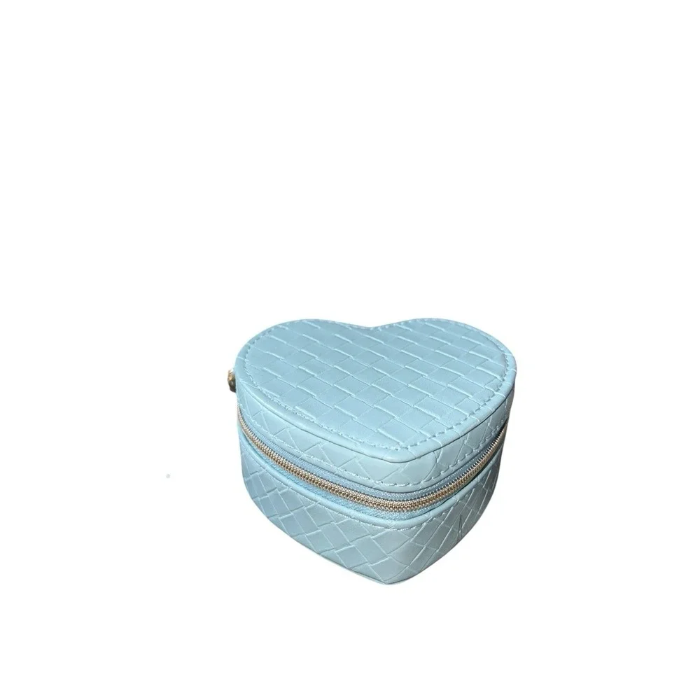 A New Day Heart Shaped Travel Mini Jewelry Box Valentines Day Gift